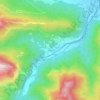 Mapa topográfico Trappa, mapa de relieve, mapa de altitud