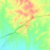 Mapa topográfico El Difícil, altitud, relieve