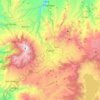 Mapa topográfico Pasto, altitud, relieve