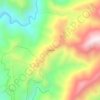 Mapa topográfico La Mica, altitud, relieve