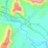 Mapa topográfico LAS MENESES, altitud, relieve