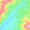 Mapa topográfico Patía, altitud, relieve