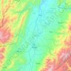 Mapa topográfico Neiva, altitud, relieve