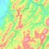 Mapa topográfico Otanche, altitud, relieve