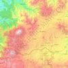 Mapa topográfico Cumbal, altitud, relieve