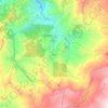 Mapa topográfico Coper, altitud, relieve