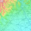 Mapa topográfico VC, mapa de relieve, mapa de altitud
