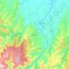 Mapa topográfico Tarazá, altitud, relieve