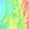 Mapa topográfico Lebrija, mapa de relieve, mapa de altitud