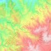 Mapa topográfico Mallama, altitud, relieve