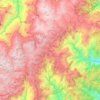 Mapa topográfico Socotá, altitud, relieve