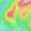 Mapa topográfico Bee, mapa de relieve, mapa de altitud
