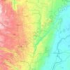 Mapa topográfico Yolombó, mapa de relieve, mapa de altitud