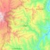 Mapa topográfico Salgar, altitud, relieve