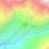 Mapa topográfico Carcasi, mapa de relieve, mapa de altitud