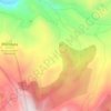 Mapa topográfico Tierradentro, mapa de relieve, mapa de altitud